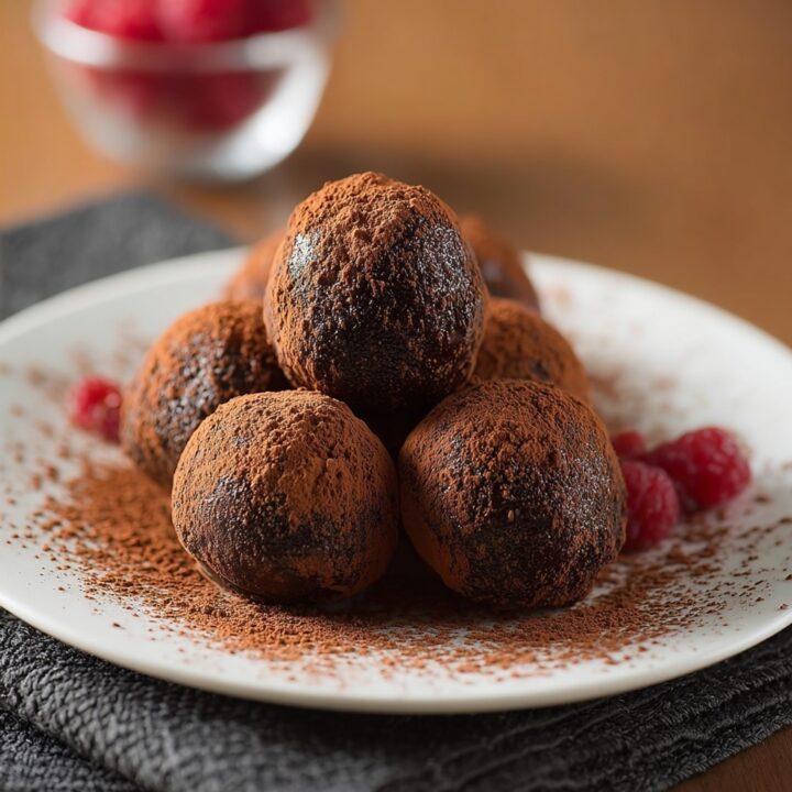 Cocoa Dusted Chocolate Truffles Recipe