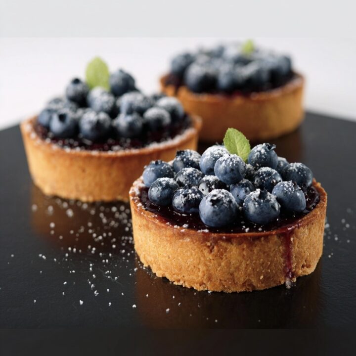 Blueberry Tart Slice