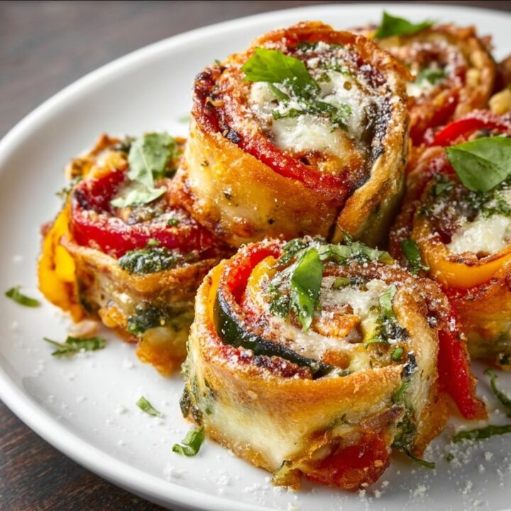 Cheesy Baked Vegetable Rolls