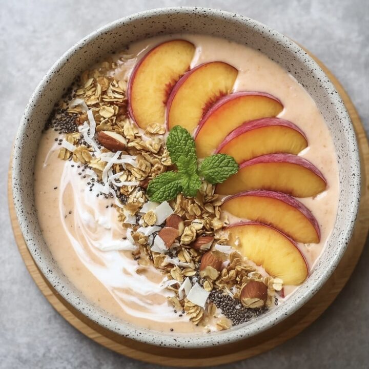 Peach & Cream Smoothie Bowl