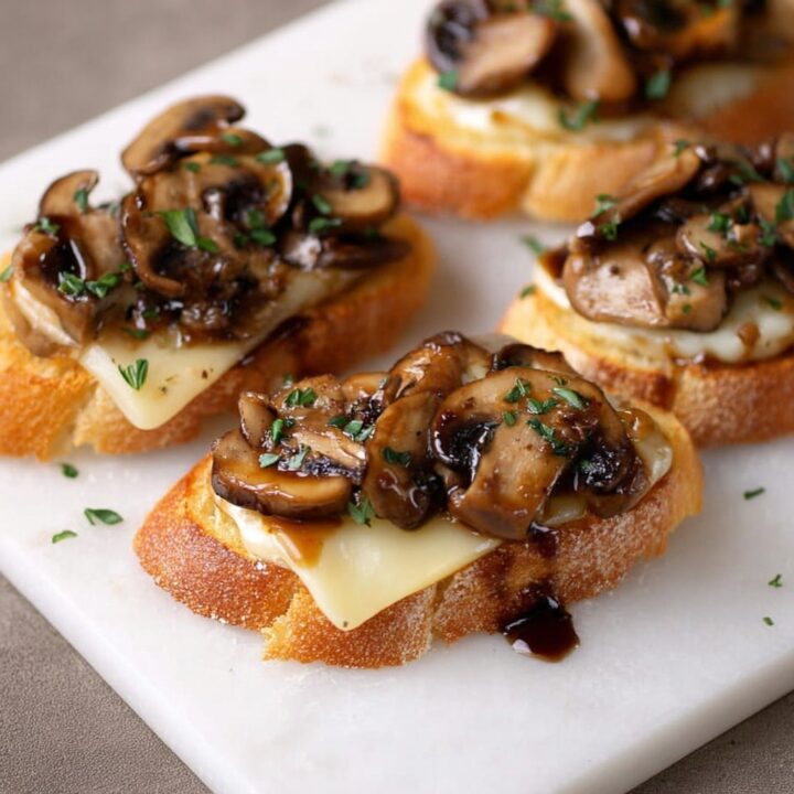 Mushroom & Brie Crostini