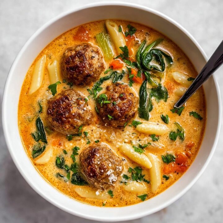 Creamy Italian Meatball Soup Recipe