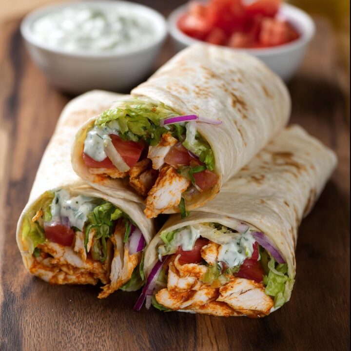 Spicy Buffalo Chicken Wraps