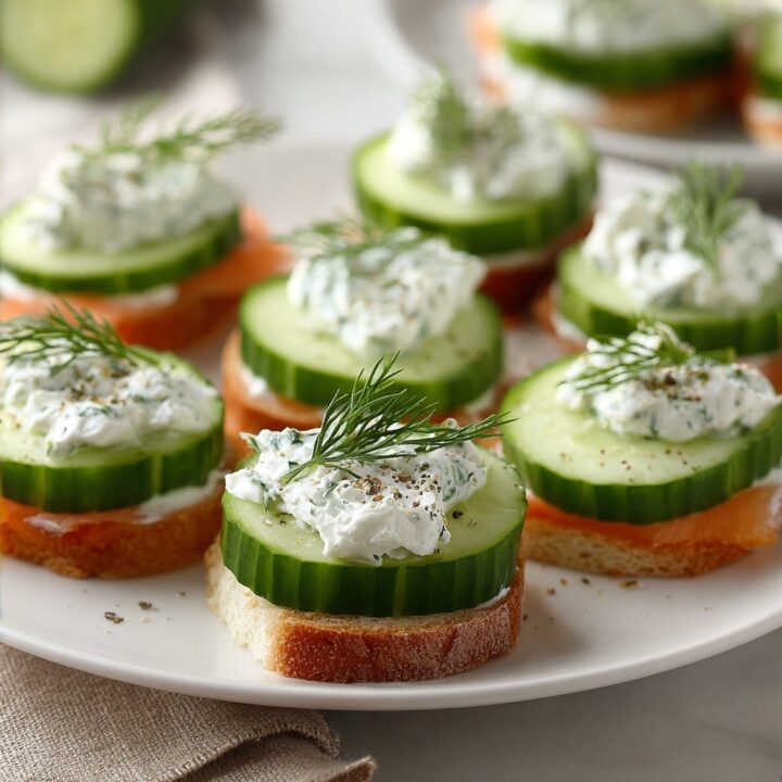 Crisp Cucumber Sandwich Bites