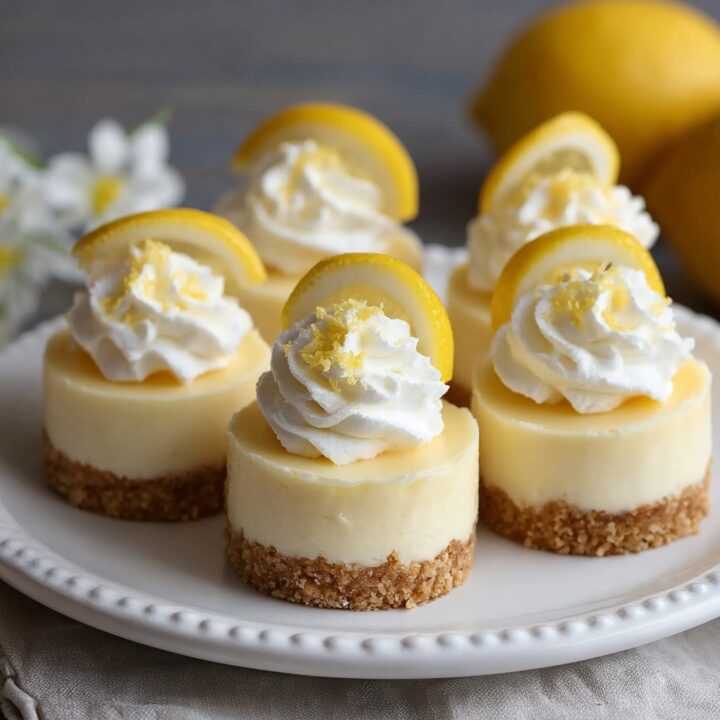 Mini Lemon Cheesecake Cups