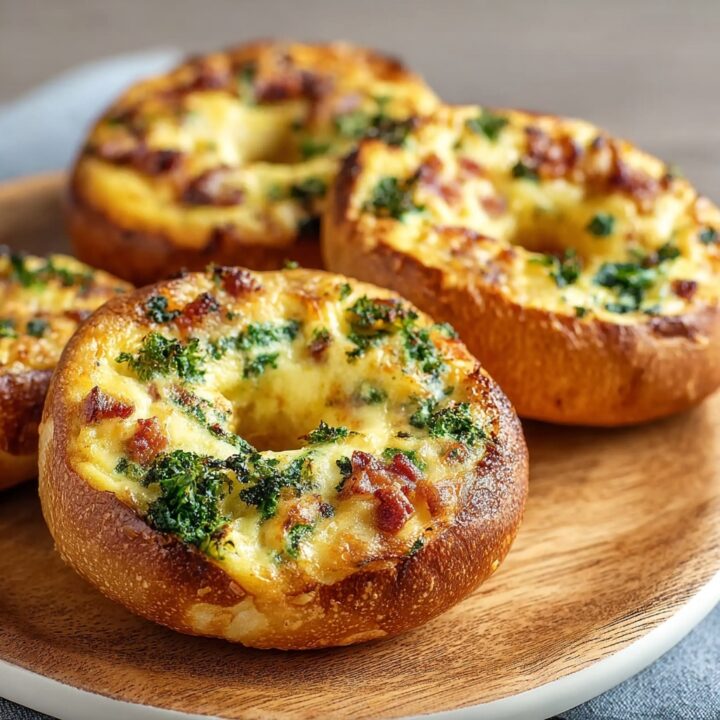 Quiche Stuffed Bagels