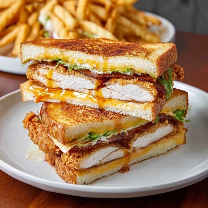Crispy French Toast Fried Chicken Sandwich