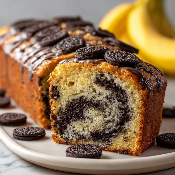 Decadent Oreo Banana Bread