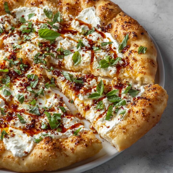 Irresistible Hot Honey Ricotta Pizza Delight
