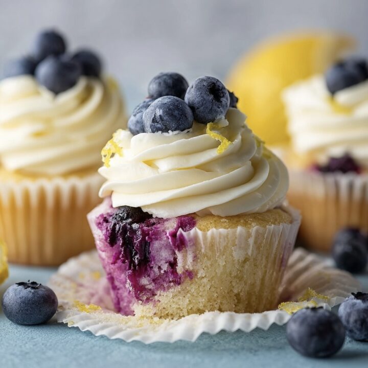 Lemon Blueberry Cupcakes