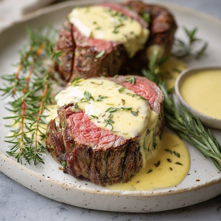 Beef Fillet with Easy Béarnaise Sauce