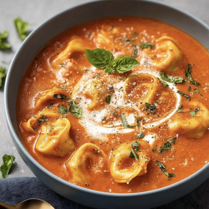 Creamy Tomato Tortellini Soup