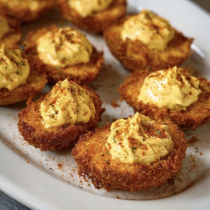 Cajun Style Fried Deviled Eggs