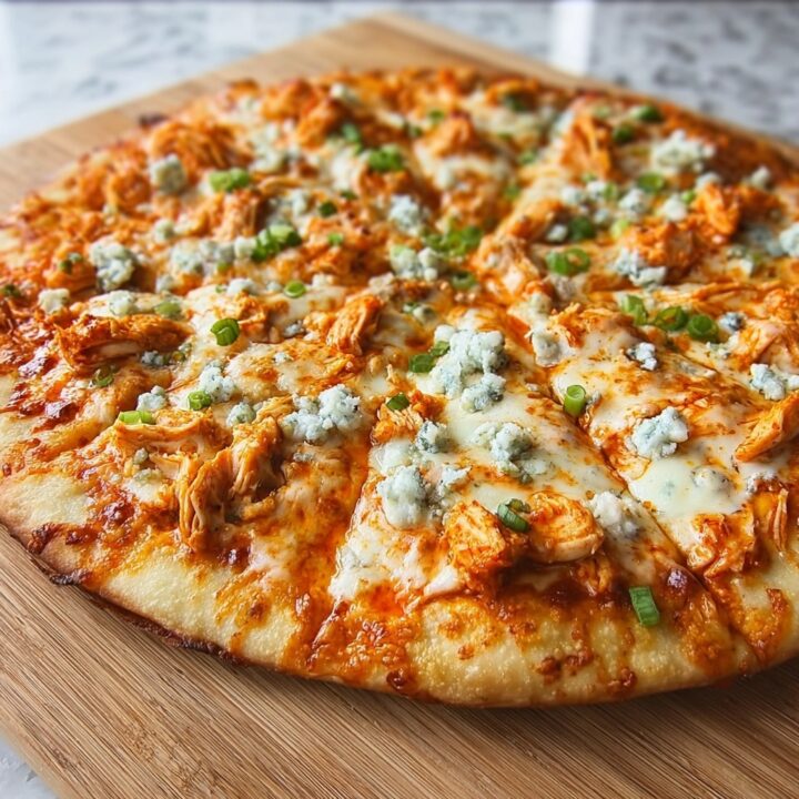 Easy Buffalo Chicken Pizza