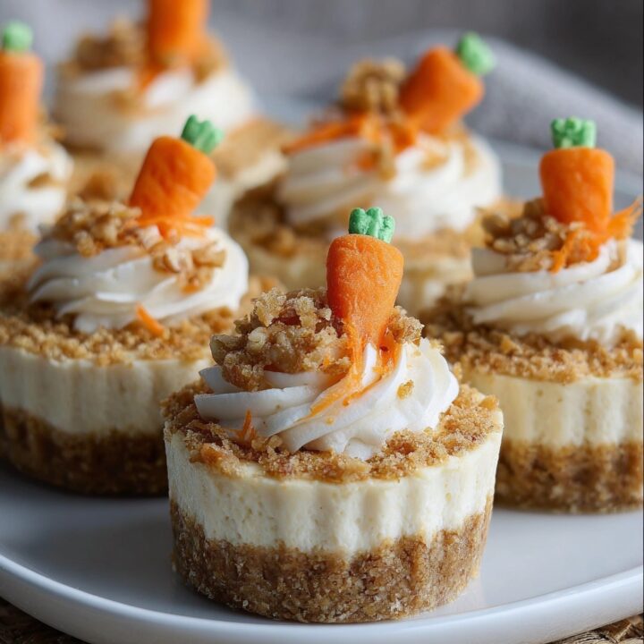 Mini Carrot Cheesecakes