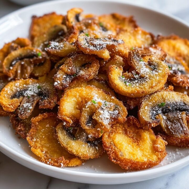 Crispy Fried Sliced Mushrooms