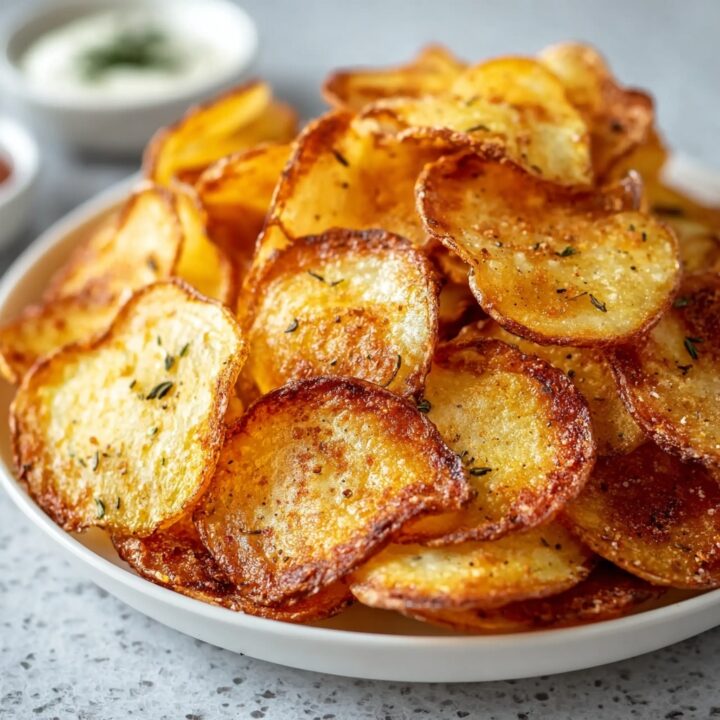Perfect Crispy Healthy Air Fryer Potato Chips