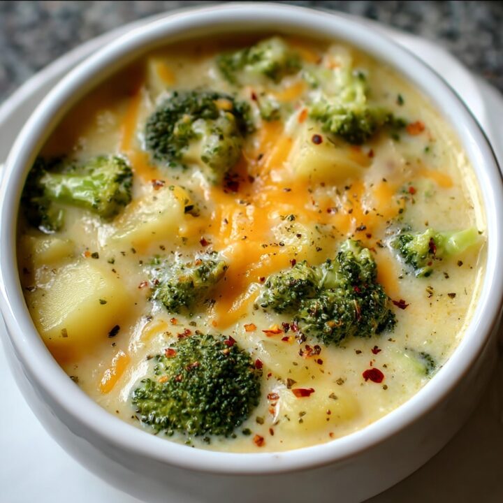 Best Broccoli Potato Cheese Soup