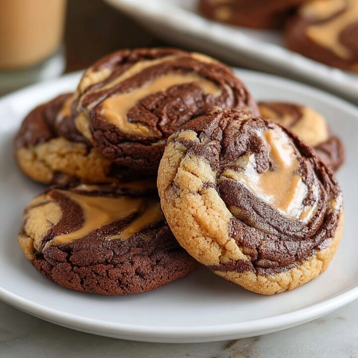 Peanut Butter Brownie Swirl Cookies