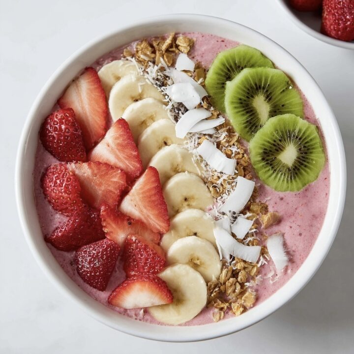 Strawberry Kiwi Smoothie Bowl