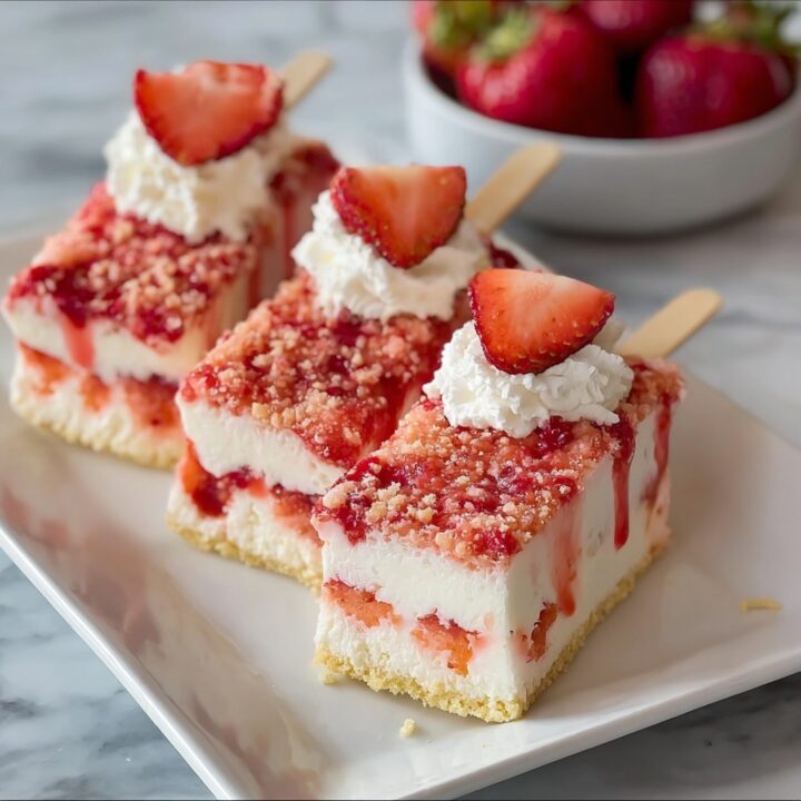 Best Strawberry Shortcake Ice Cream Bars
