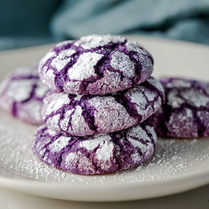 Ube Crinkle Cookies Recipe