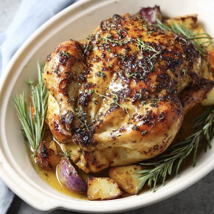 Honey Mustard Roast Chicken Recipe