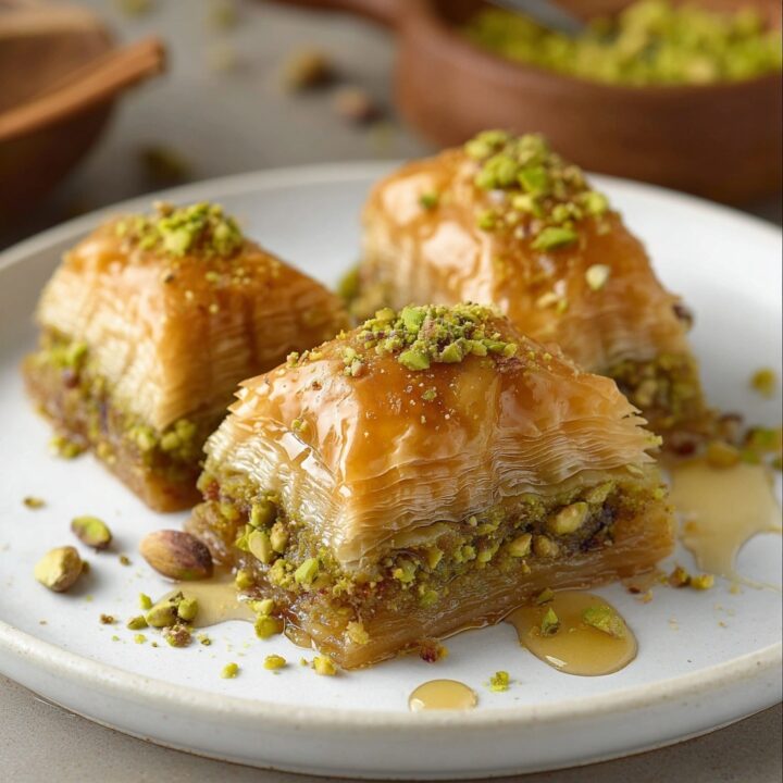 Honey Pistachio Baklava Recipe
