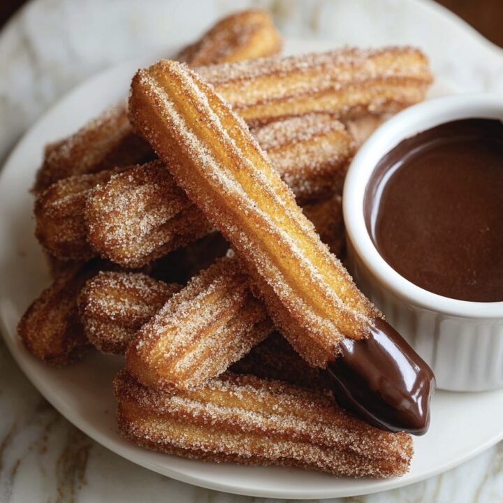 Chocolate Dipped Churros Recipe