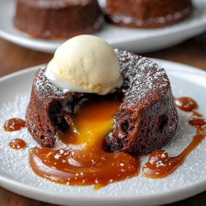 Chocolate Caramel Lava Cake Recipe