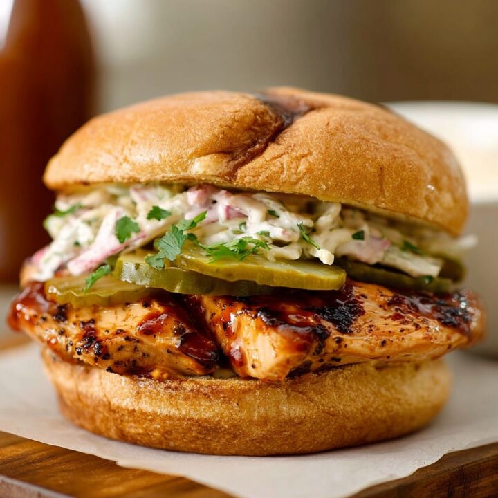 BBQ Grilled Chicken Sandwich Recipe
