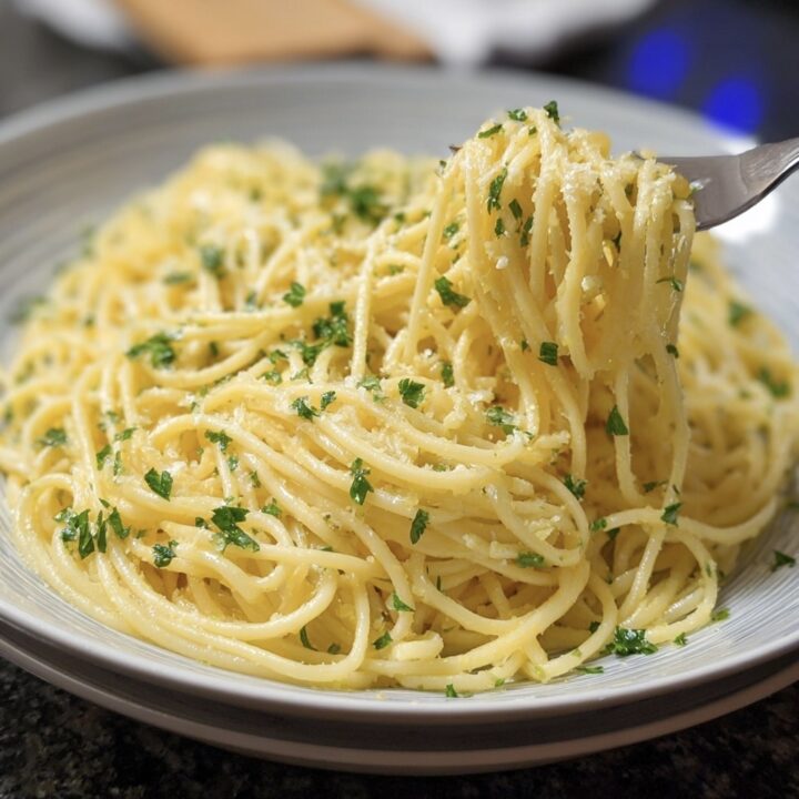 Lemon Garlic Butter Noodles Recipe
