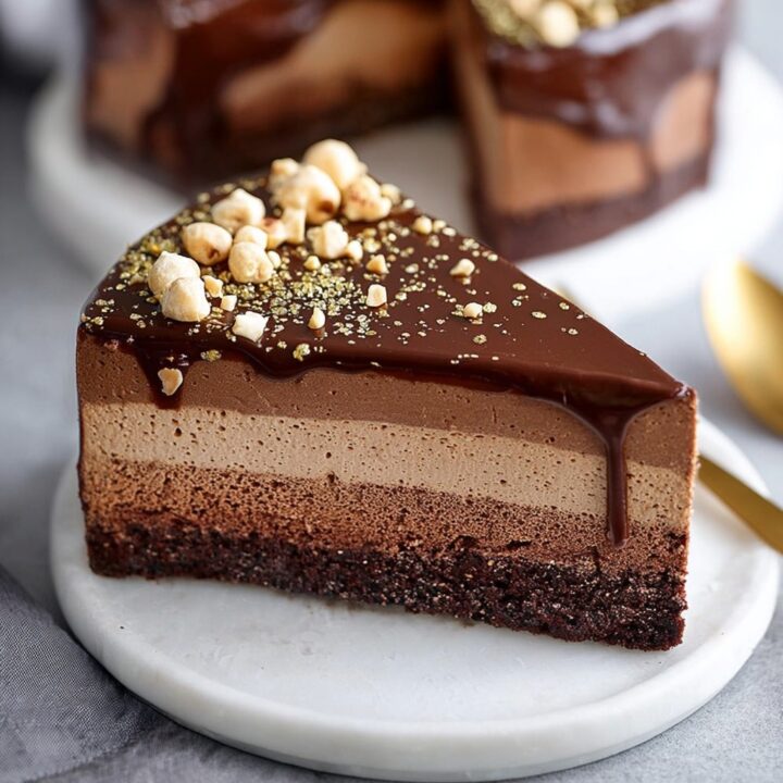 Chocolate Hazelnut Mousse Cake Recipe