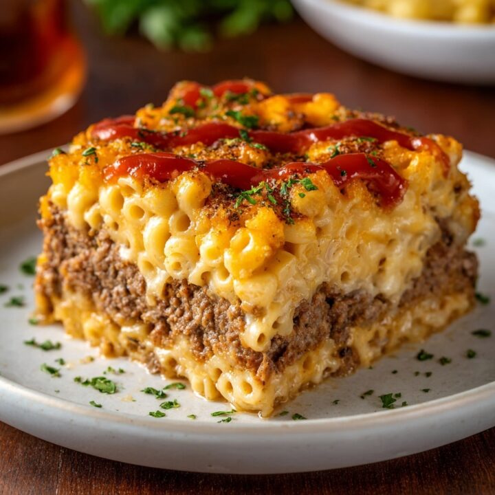 Delicious Mac and Cheese Meatloaf Casserole Recipe