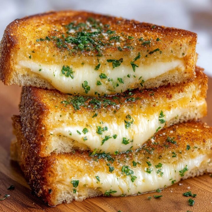 Garlic Bread Grilled Cheese Recipe