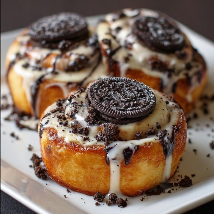 Oreo Cheesecake Cinnamon Rolls Recipe