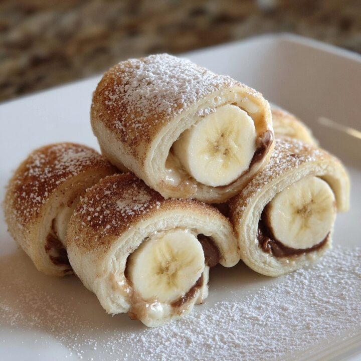 Nutella Banana Cheesecake Rolls Recipe