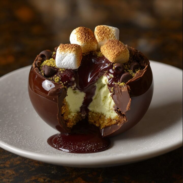 Chocolate Shell “Crack” Dessert Recipe